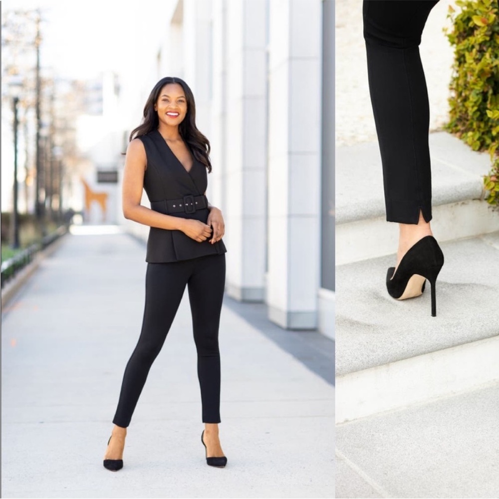 NEW Spanx The perfect black seam skinny pant XS